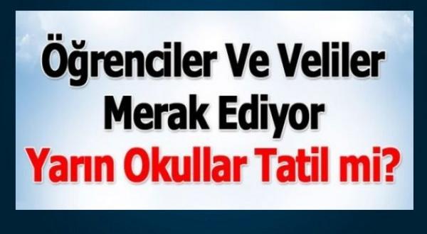 Kocaeli’de Okullar Tatil değil !!!