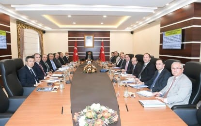 Vali  Hasan Basri Güzeloğlu, Başkanlığında Seçim Güvenliği Toplantısı gerçekleştirildi