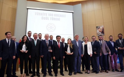 Türkiye 100’e giren Kocaelili firmalara ödülleri takdim edildi