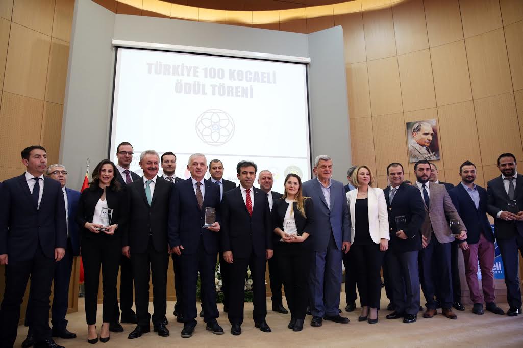 Türkiye 100’e giren Kocaelili firmalara ödülleri takdim edildi