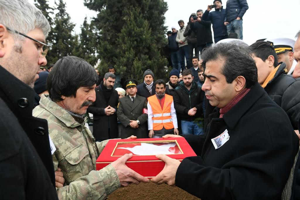 ŞEHİDİMİZ PİYADE UZMAN ÇAVUŞ MURAT TEVLİM  DUALARLA SON YOLCULUĞUNA UĞURLANDI