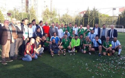 1. Bahar Futbol Turnuvası Kupa Töreniyle Son Buldu