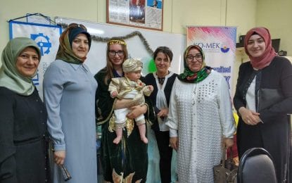 AK Partili kadınlar Natalia’nın mutluluğuna ortak oldu