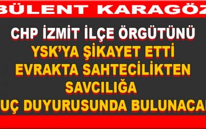 Usta Gazeteci Bülent Karagöz: Bu parti sizin babanızdan kalan çiftlik değil, halkın partisi….Hilekarlara geçit vermeyeceğiz…