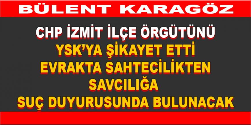 Usta Gazeteci Bülent Karagöz: Bu parti sizin babanızdan kalan çiftlik değil, halkın partisi….Hilekarlara geçit vermeyeceğiz…