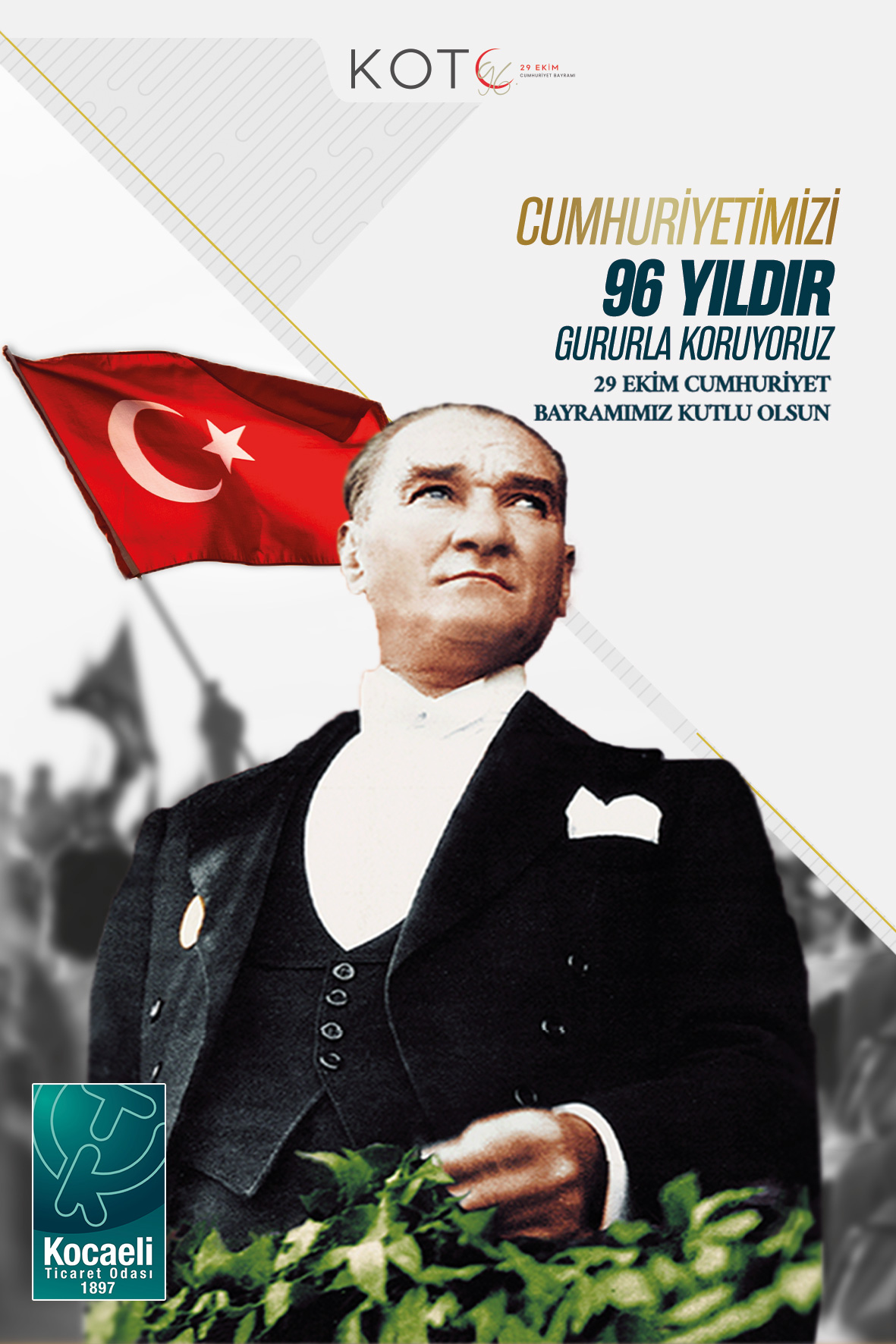 CUMHURİYETİMİZİ 96 YILDIR GURURLA KORUYORUZ