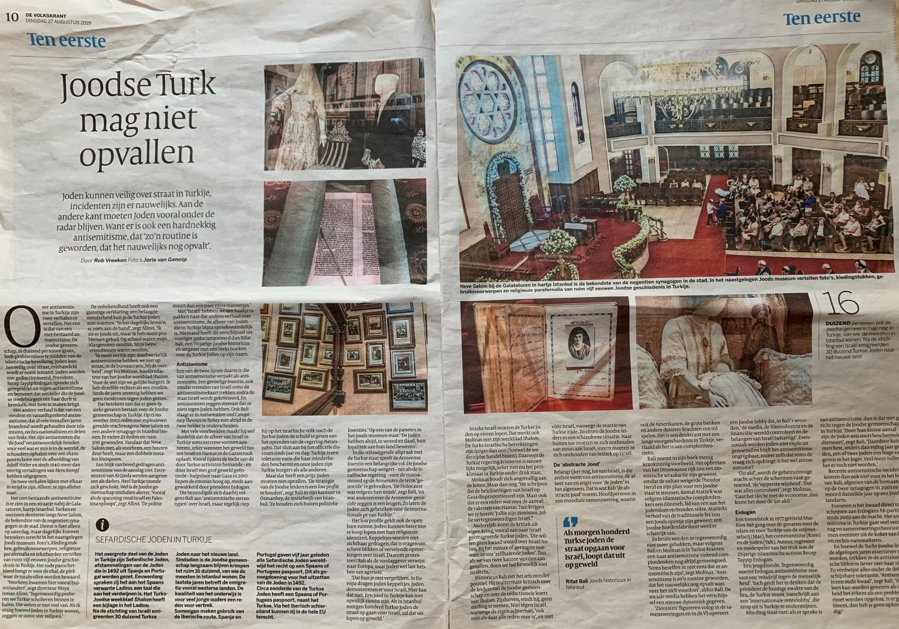 Türkiye’de Yahudiler dikkat çekmemeli