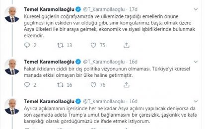 Karamollaoğlu: AKP dış politikada ciddi bir çaresizlik yaşıyor