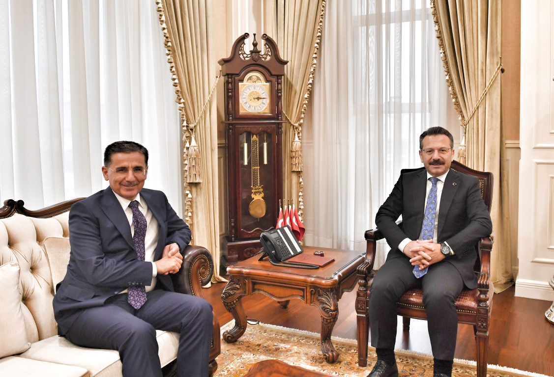 Kocaeli Önceki Valilerinden Ercan Topaca,  Vali Aksoy Nezaket Ziyaretinde Bulundu