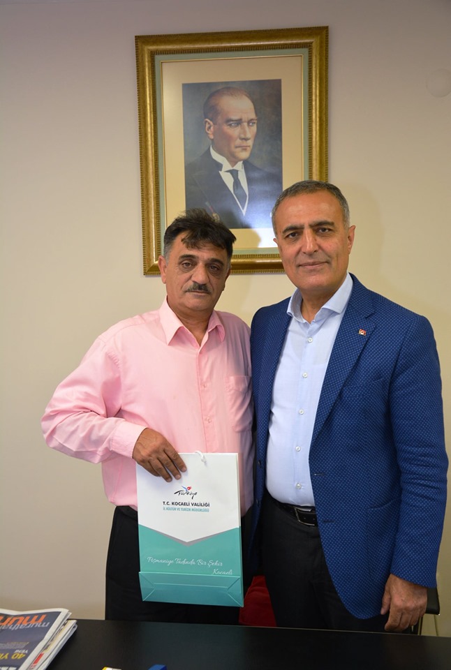 Makedonyalı Organizatör Ercan Yamen’i ziyaret etti