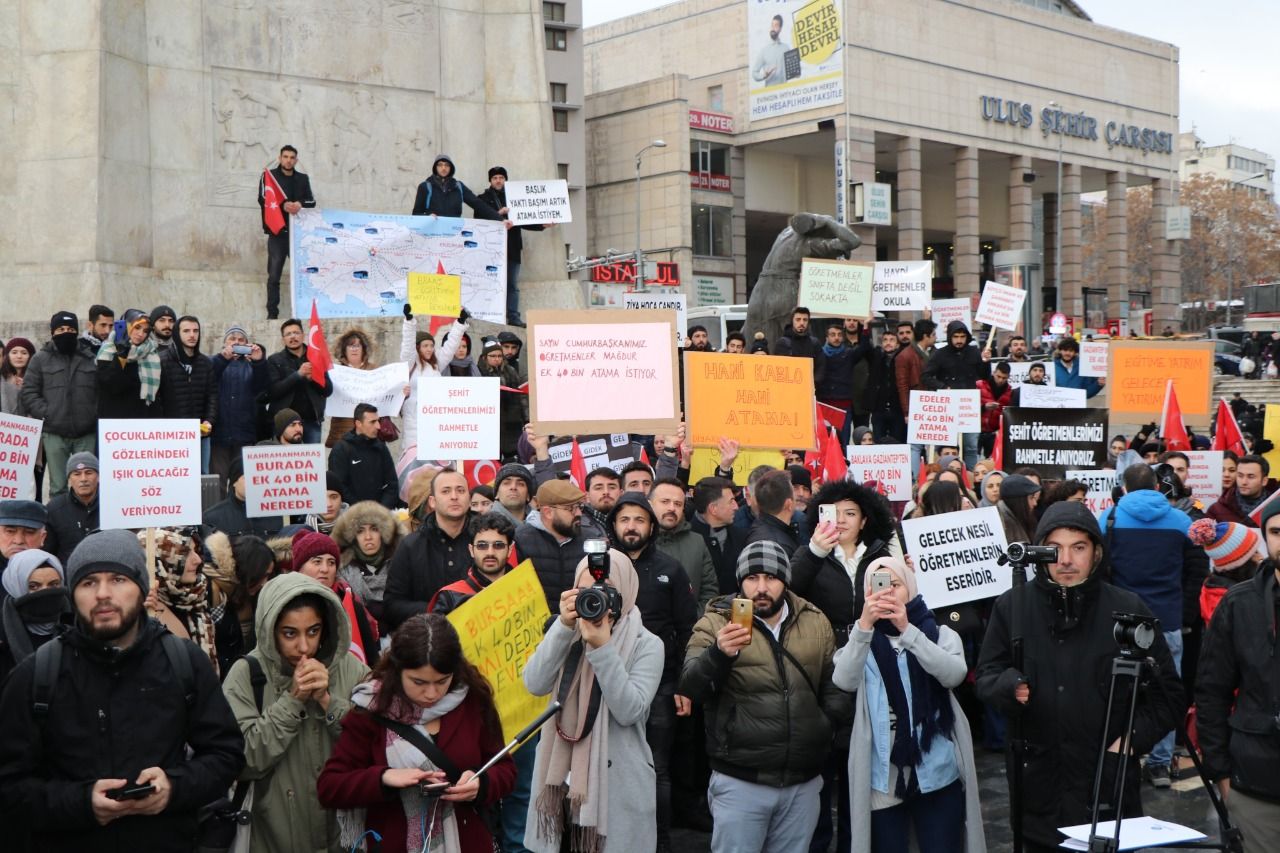 Öğretmenler ek 40 bin atama için bugün Ankara’da