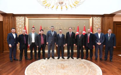 Ordu Dernekleri Federasyon Başkanı ve Yönetim Kurulu Üyeleri Vali Aksoy’u Ziyaret Etti