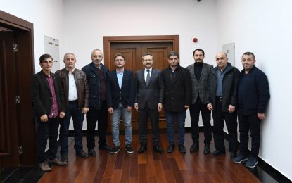 Trabzon Beşköylüler Derneği Vali Hüseyin Aksoy’u Ziyaret Etti