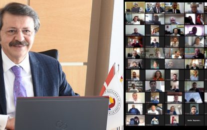 KOTO’nun online meclis toplantısında TOBB Başkanı Hisarcıklıoğlu’ndan övgü