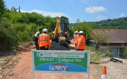 Yenidoğanlıların asfalt sorunu 15 yıl sonra çözüldü