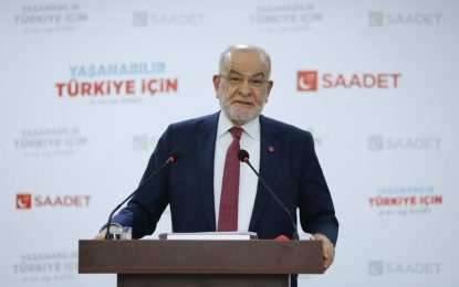 Karamollaoğlu: Saadet Partisi, tek kurtuluş reçetesidir