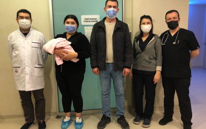 Omuriliği açıkta doğan bebek Egekent’te sağlığına kavuştu