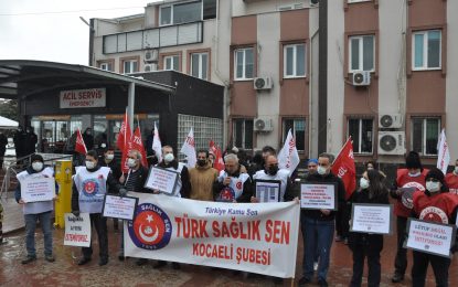 Türk Sağlık-Sen Kocaeli Şubesi Başkanı Ömer Çeker: Koca suya yazdı!