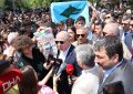 Zafer Partisi Genel Başkanı Prof. Dr. Ümit Özdağ, Akdeniz Üniversitesi girişinde basın açıklaması yaptı
