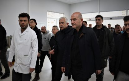 Bakan Soylu, Büyükşehir Hastanesi’ni inceledi