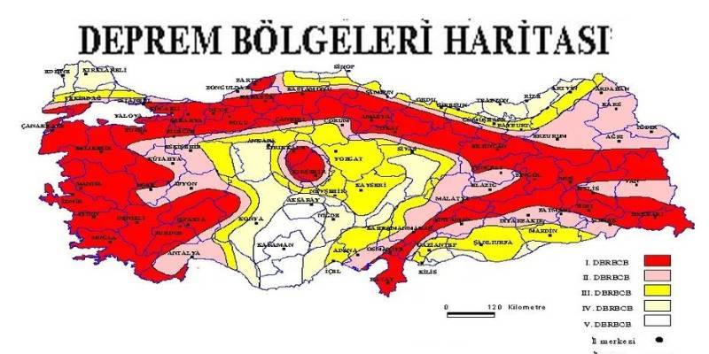 Türkiye’de deprem riski olmayan iller belli oldu. Antalya ilk sıralarda