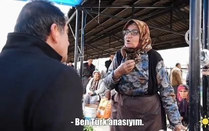 Pazarcı kadından Ünal Karaman’a: Ben Türk anasıyım!