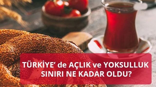 4 kişilik bir ailenin açlık sınırı nisanda …..