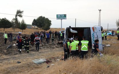Amasya’da otobüs devrildi: 5 ölü, 30 yaralı