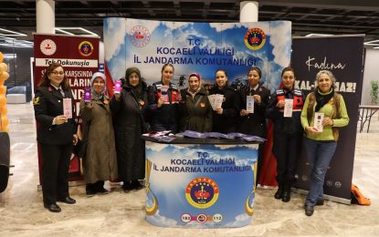 Kocaeli İl Jandarma Komutanlığı Kadına Yönelik Şiddete Dikkat Çekti