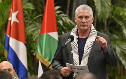 Küba Devlet Başkanı Miguel Diaz Canel: “İsrail’in barbarlığına son verilmeli!”