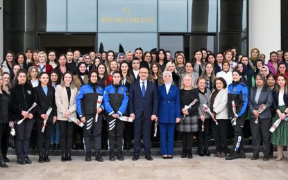 Vali Yavuz, Kadın Personellerin Dünya Kadınlar Günlerini Kutladı