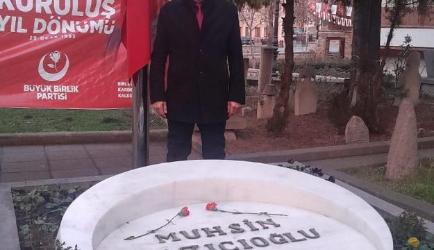 Zafer Alkan: “Şehit Liderimizi Kabri Başında Andık”