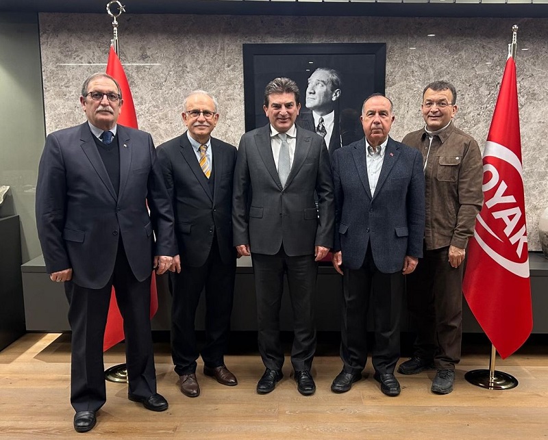 Kocaelili Dostlarından OYAK Genel Müdürürlüğü’ne Atanan Prof. Dr. Murat Yalçıntaş’ı ziyaret